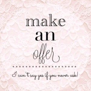 Feel free to make an offer